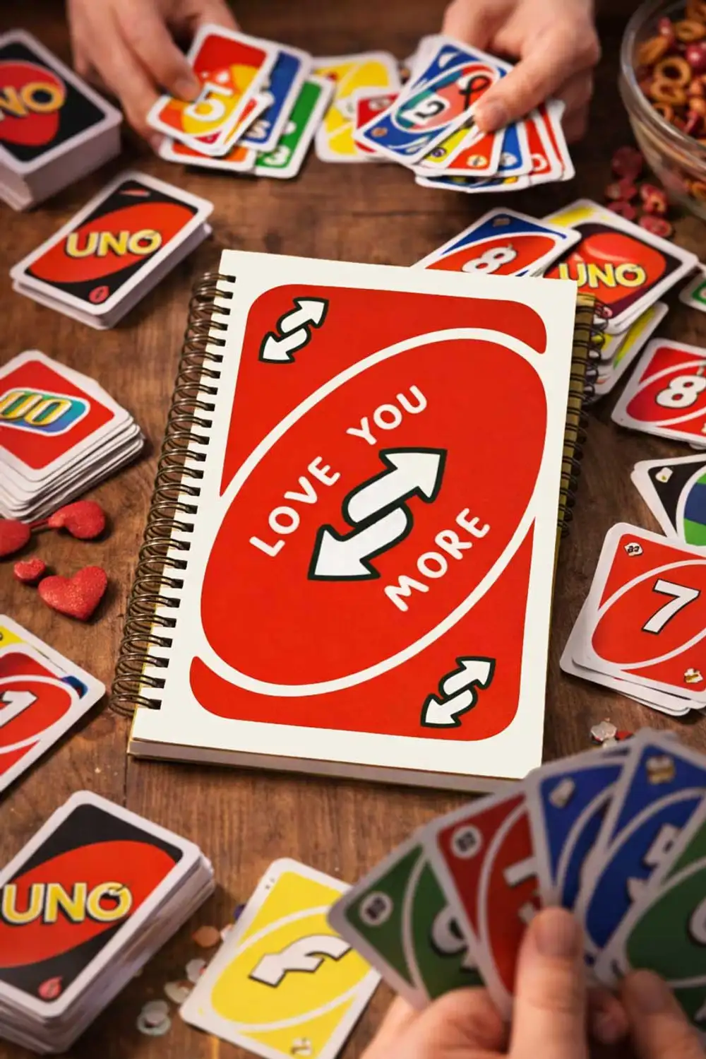 N288 Love You Again Uno A5 Spiralli Defter