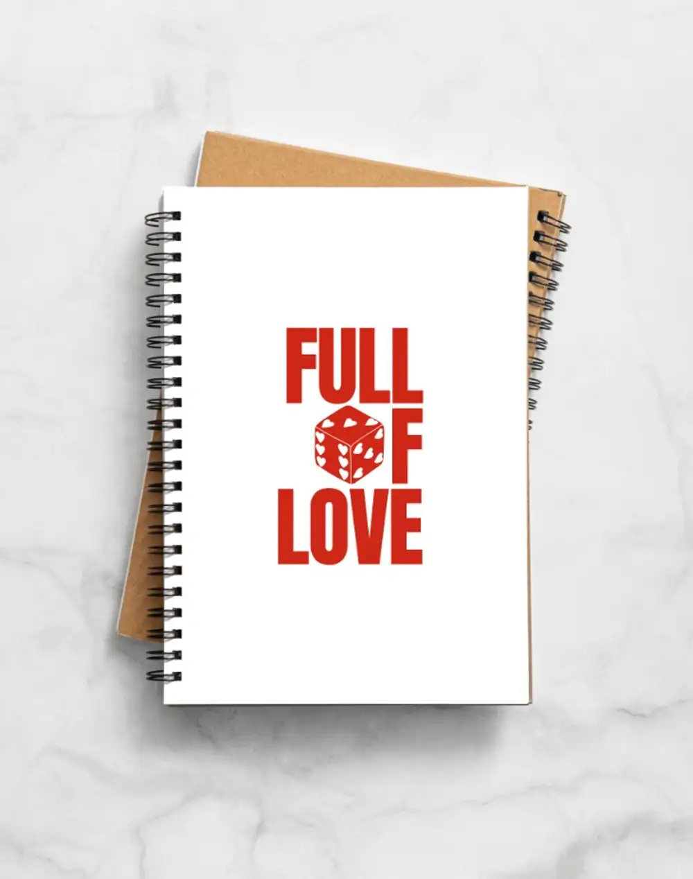 N289 Full Of Love A5 Spiralli Defter