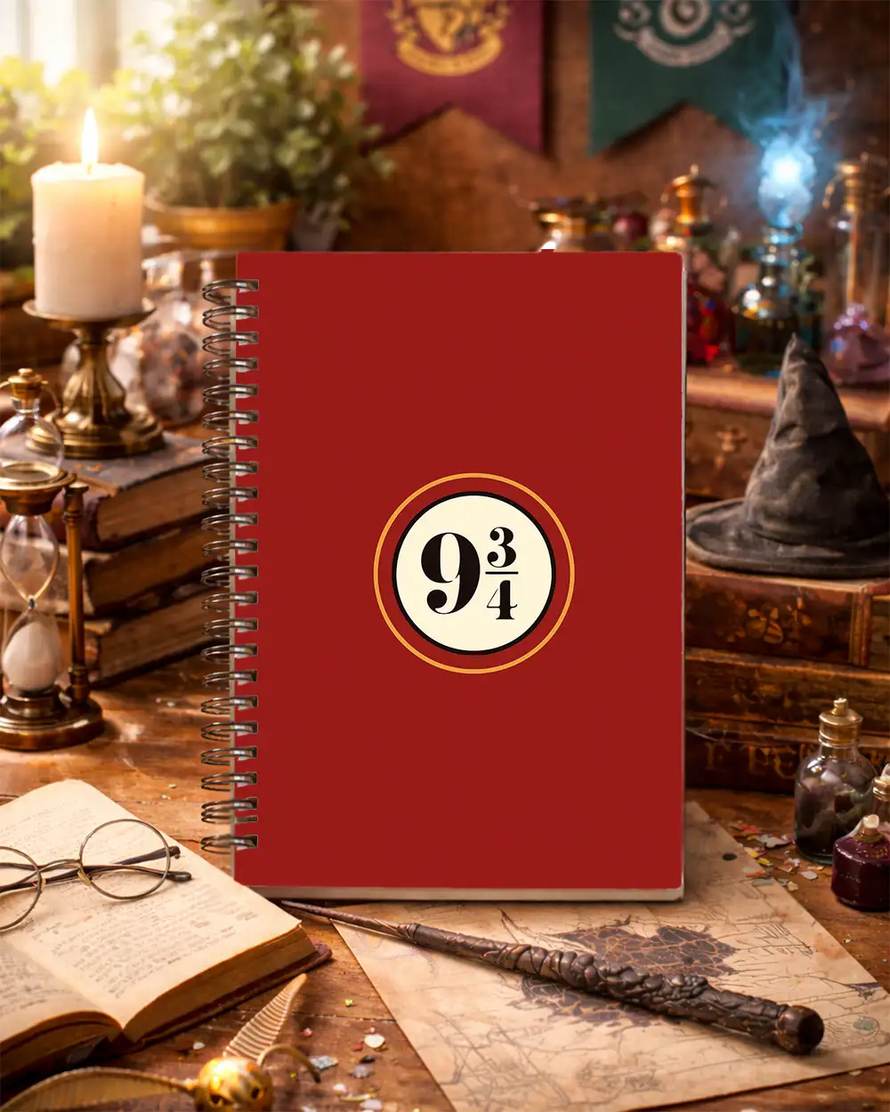Harry Potter Platform 9 3/4 Spiralli Defter