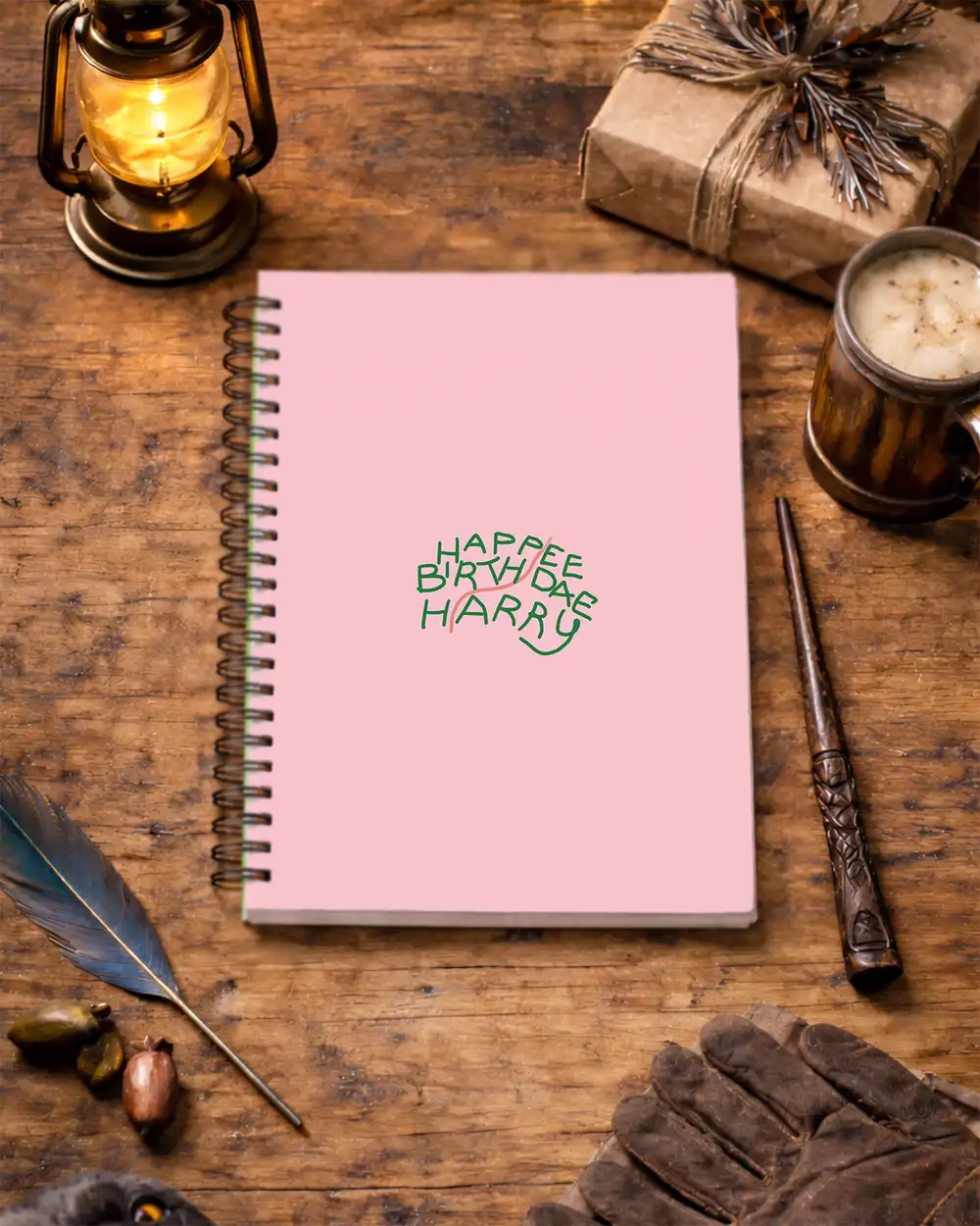 Harry Potter Doğum Günü Spiralli Defter