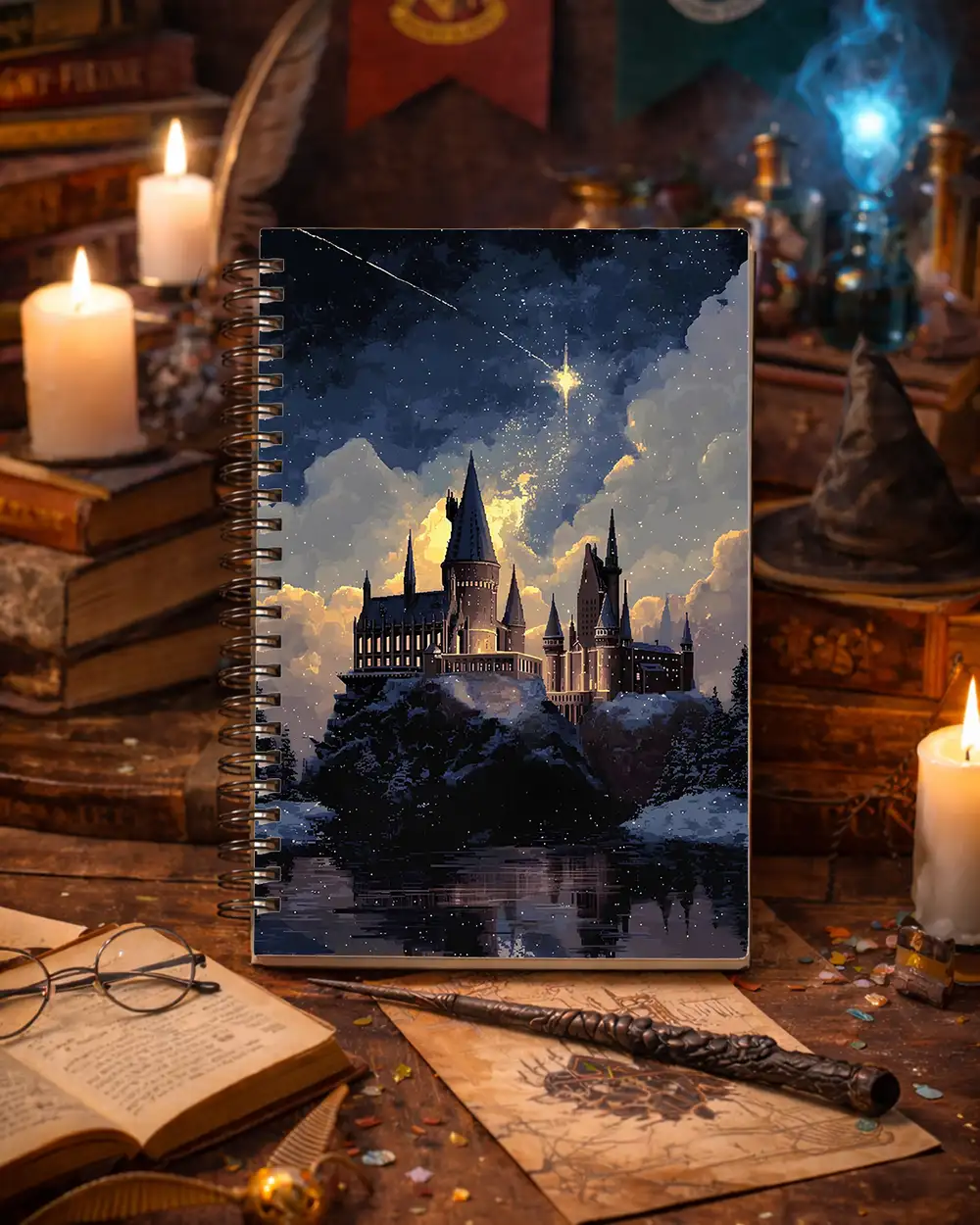 Hogwarts Spiralli Defter