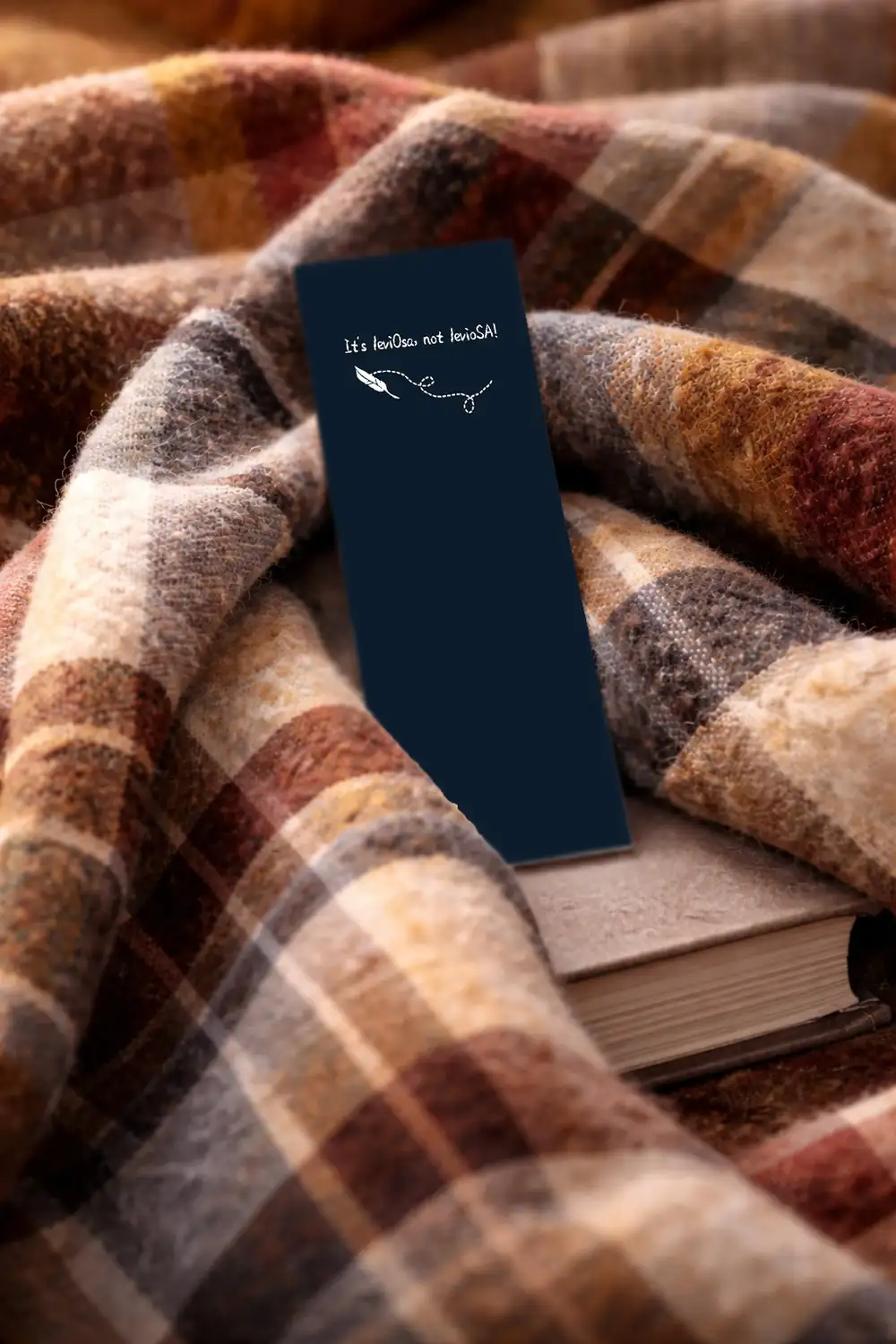 It's Leviosa Not Leviosa Lacivert Kitap Ayracı