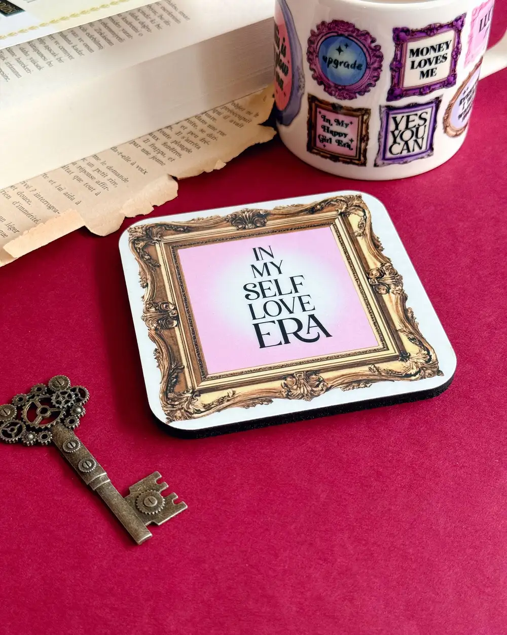 Upgrade In My Self Love Era Bardak Altlığı