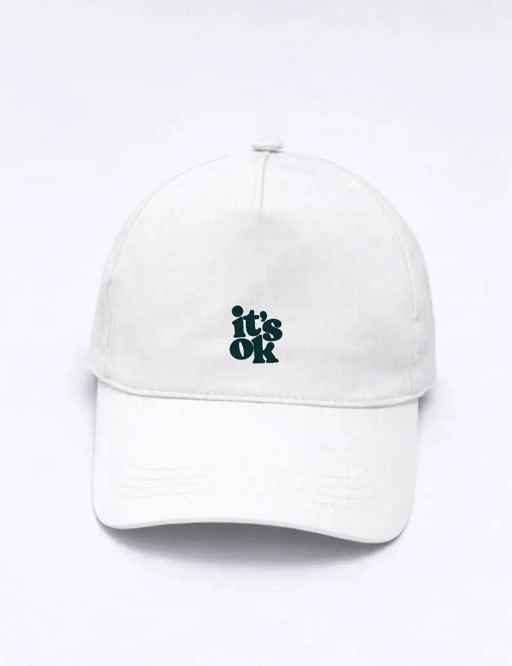 It's Ok Cap Beyaz Şapka