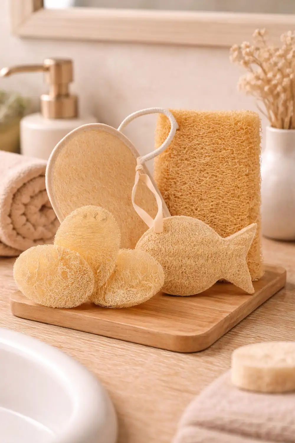 The Soap Factory Doğal Kabak Lifi Seti