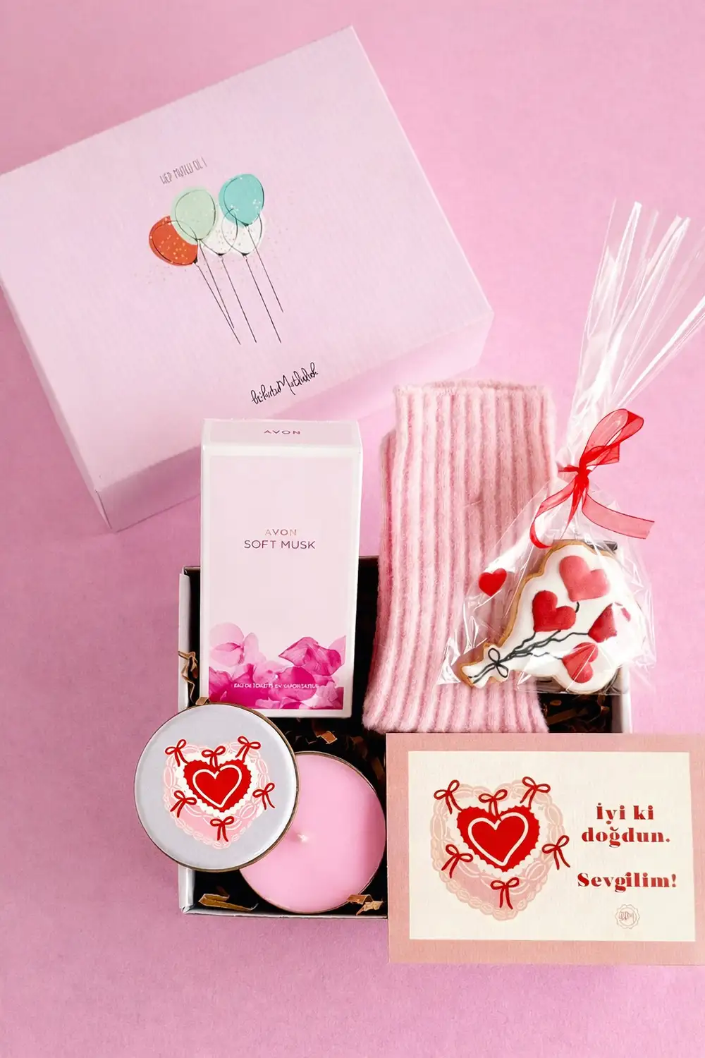 Sevgiliye Doğum Günü Hediye Kutusu