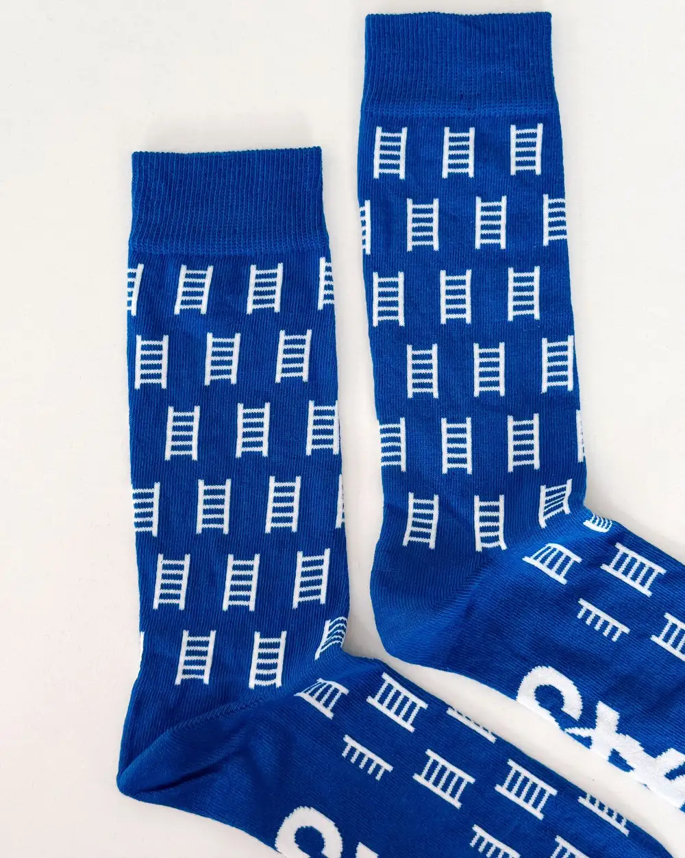 Merdiven Mavi Erkek Çorabı
