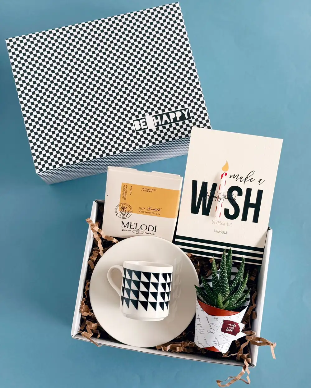 Sade Şık Doğum Günü Hediyeleri Kutusu