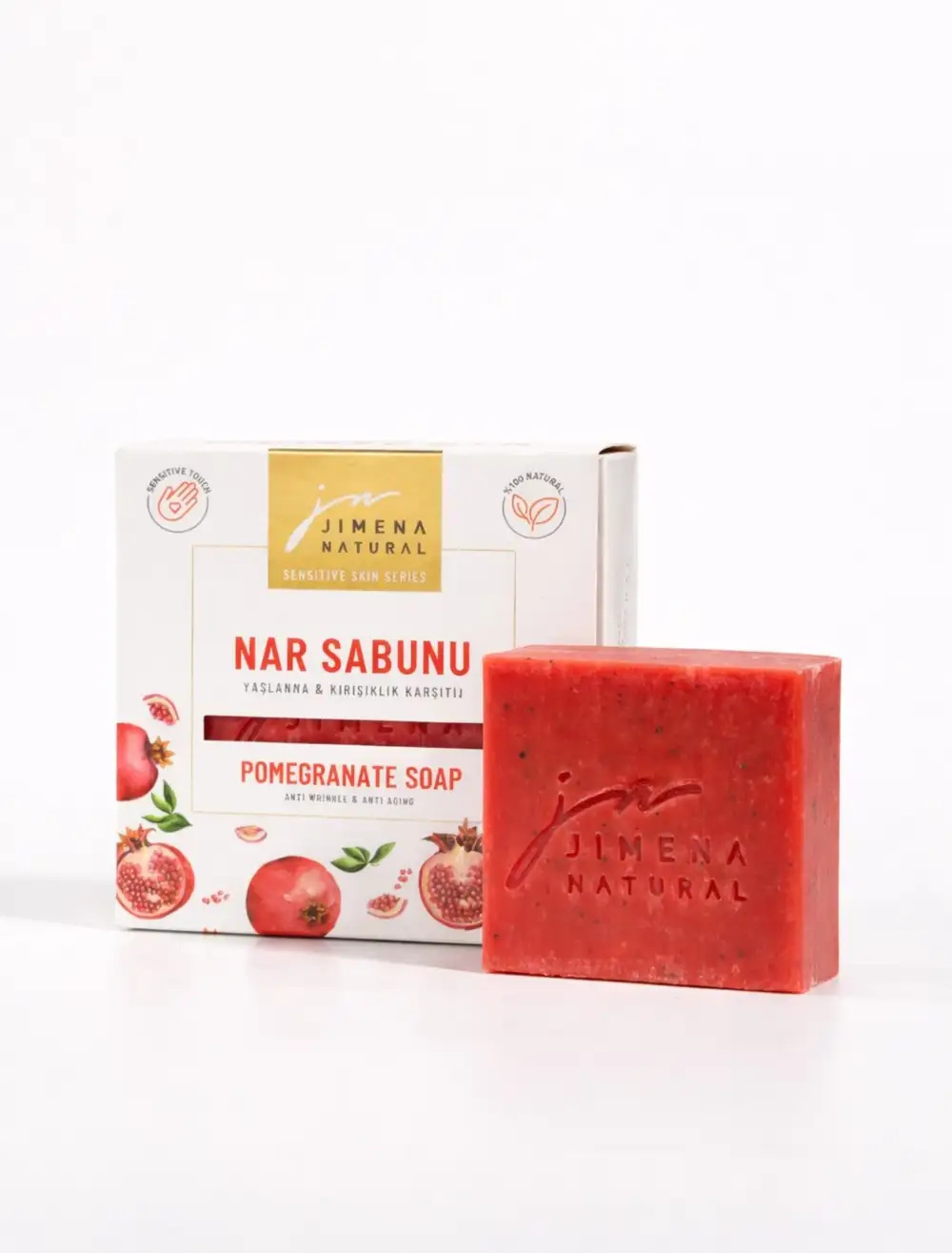 Jimena Natural El Yapımı Nar Sabunu - 150g