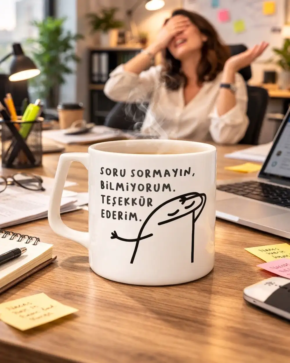 Soru Sormayın Bilmiyorum Teşekkürler Kupa Bardak