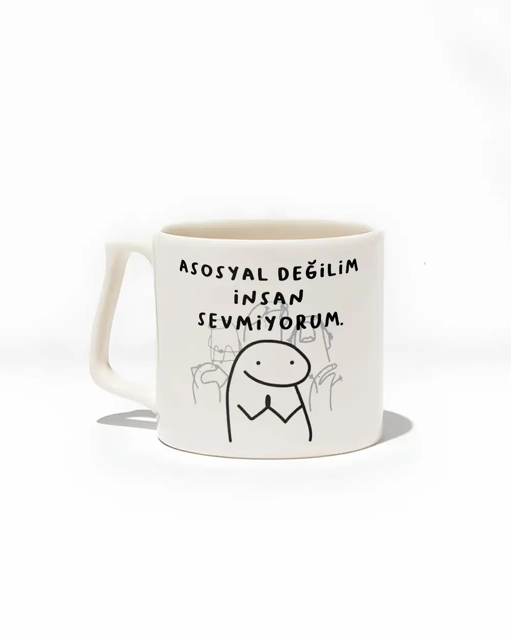 Asosyal Değilim İnsan Sevmiyorum Kupa Bardak