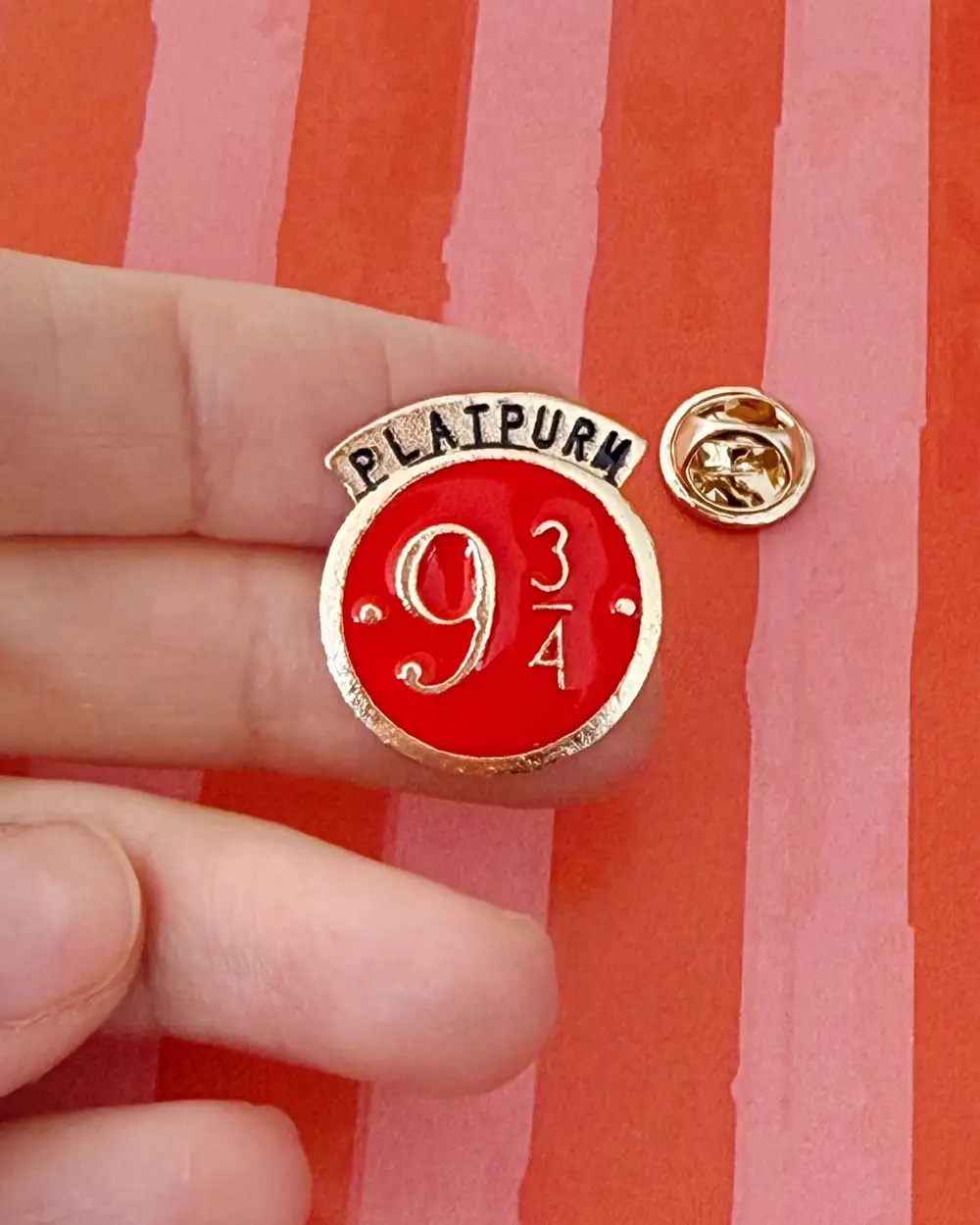 Dokuz Üç Çeyrek Peron Harry Potter Rozet