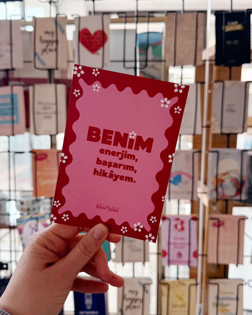 Benim Hikayem Motto Kartı