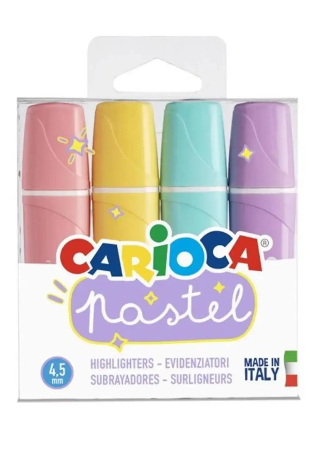 Carioca Pastel Renkler İşaretleme Kalemi 4 Renkli