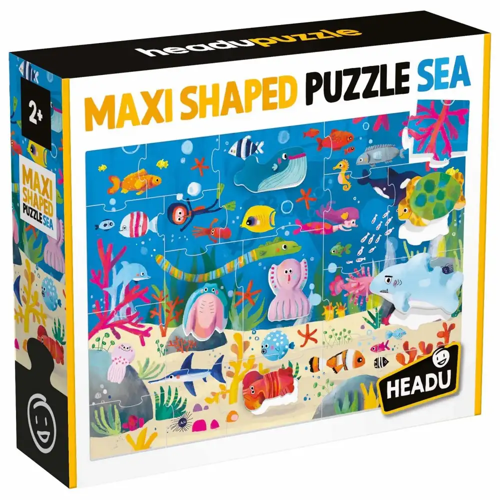 Ecoplay Shaped Puzzle Sea  2+ Yaş