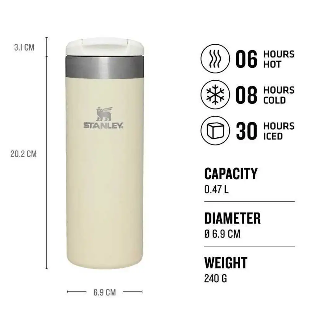 Stanley Aerolight Transit Mug Termos Cream Metallic 470 ml