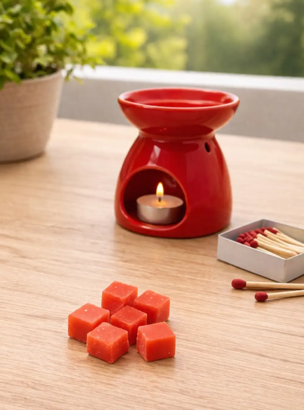 Çilek Kokulu Wax Buhurdanlık Tableti (6'lı)