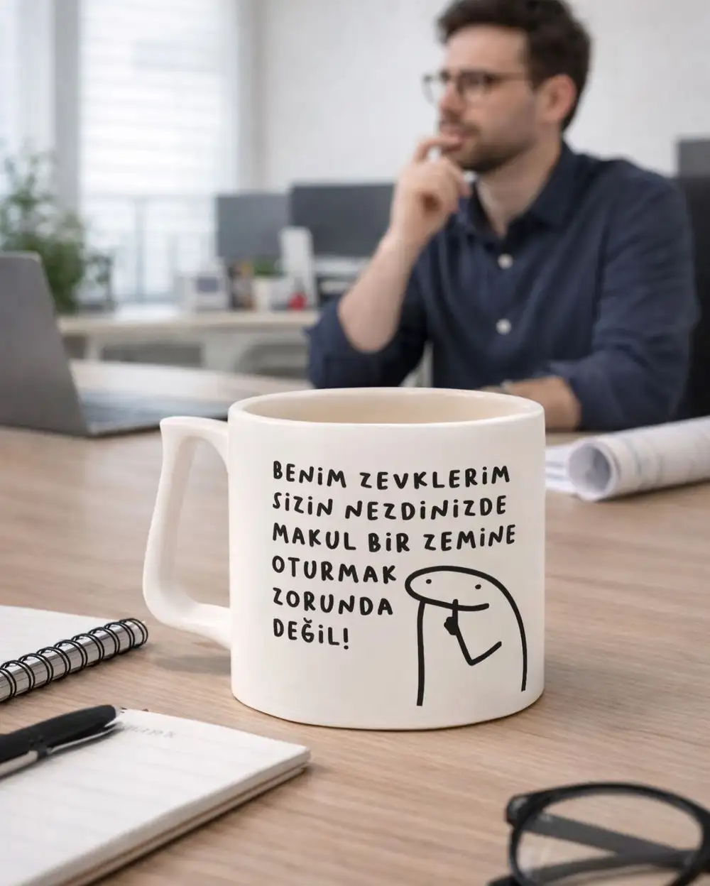 Benim Zevklerim Sizin Nezdinizde Makul Bir Zemine Oturmak Zorunda Değil Kupa