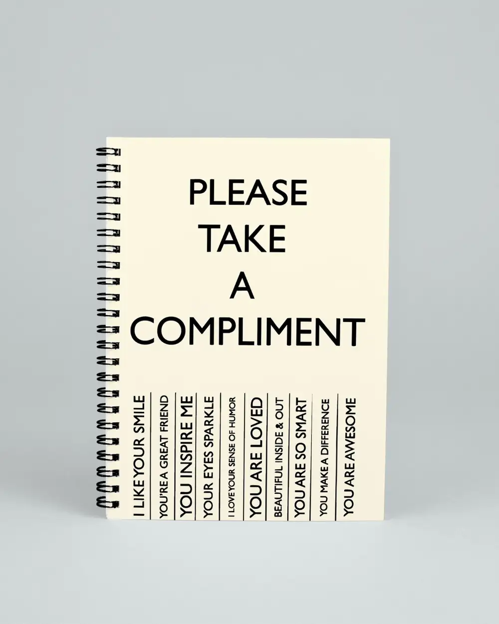 N293 Please Take A Compliment A5 Spiralli Defter