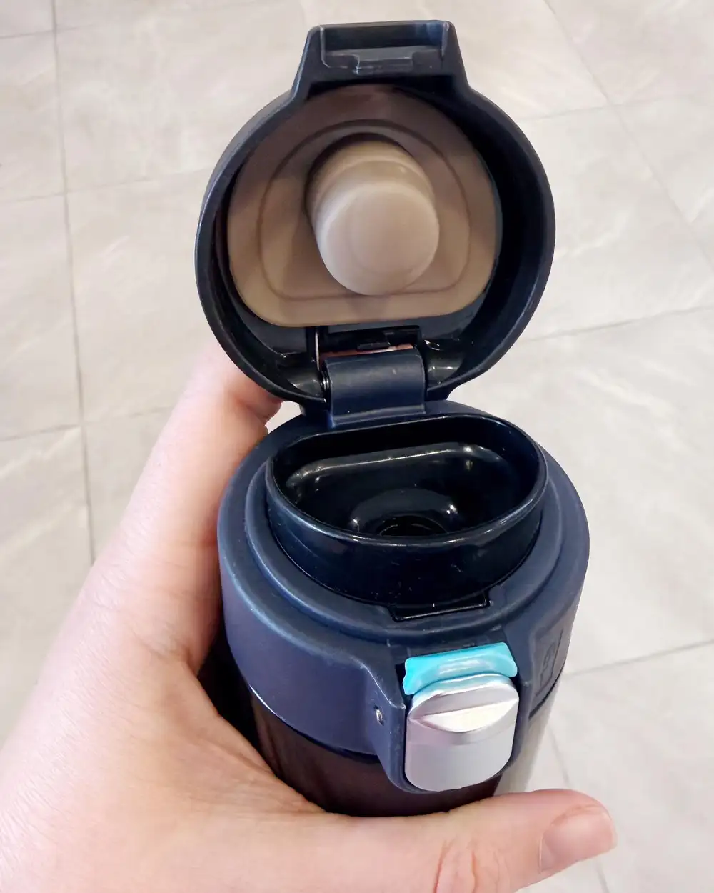 Hello Hands Siyah Paslanmaz Çelik Termos