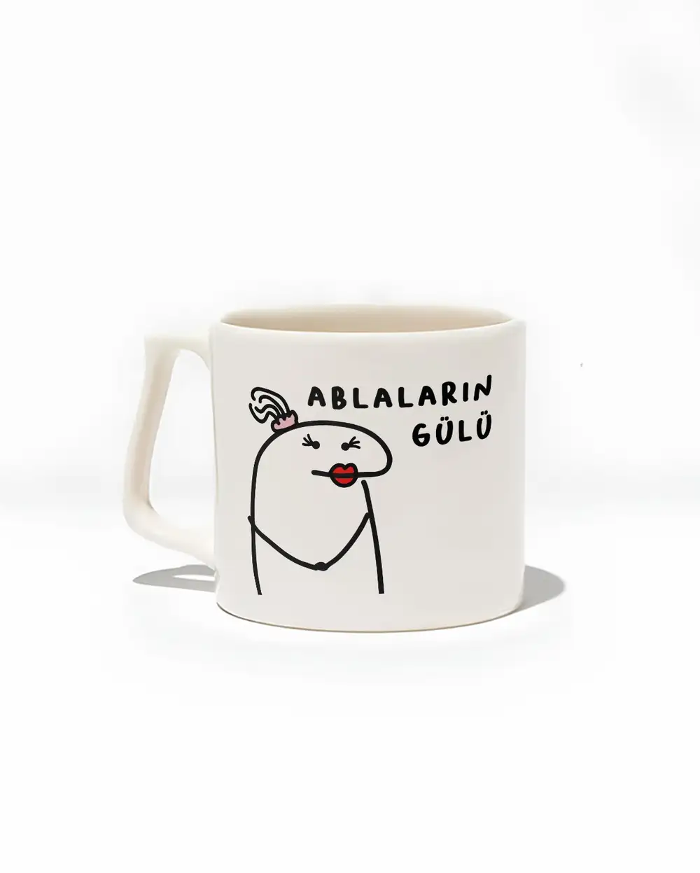 Abla Yazılı Kupa Bardak