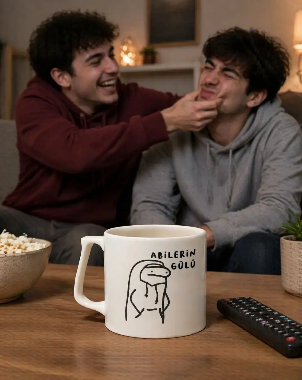 Abi Yazılı Kupa Bardak