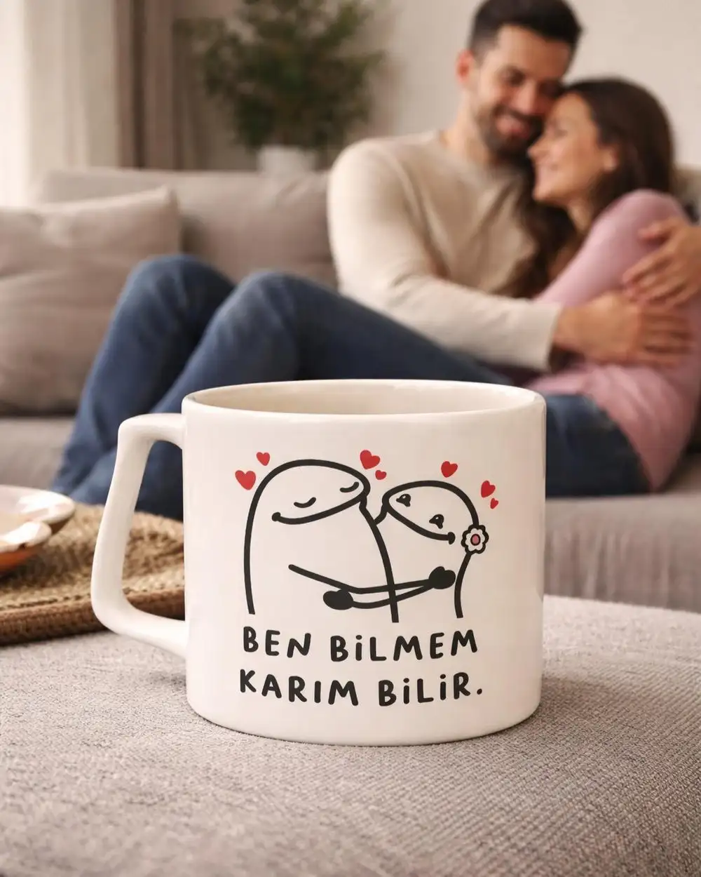 Ben Bilmem Karım Bilir Kupa Bardak