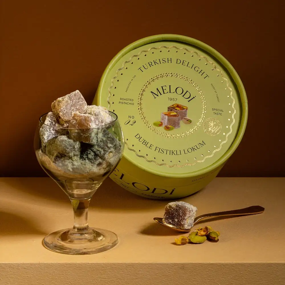 Melodi Duble Fıstıklı Lokum 250g