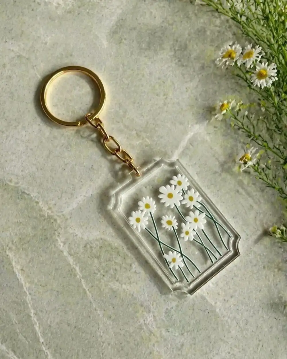 Papatyalar Hediyelik Anahtarlık