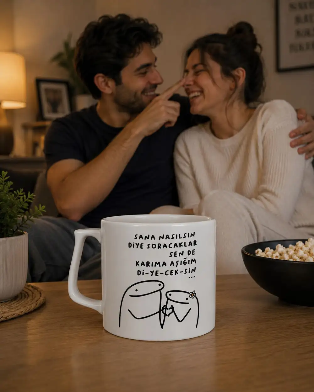 Sana Nasılsın Diye Soracaklar Sende Karıma Aşığım Diyeceksin Kupa