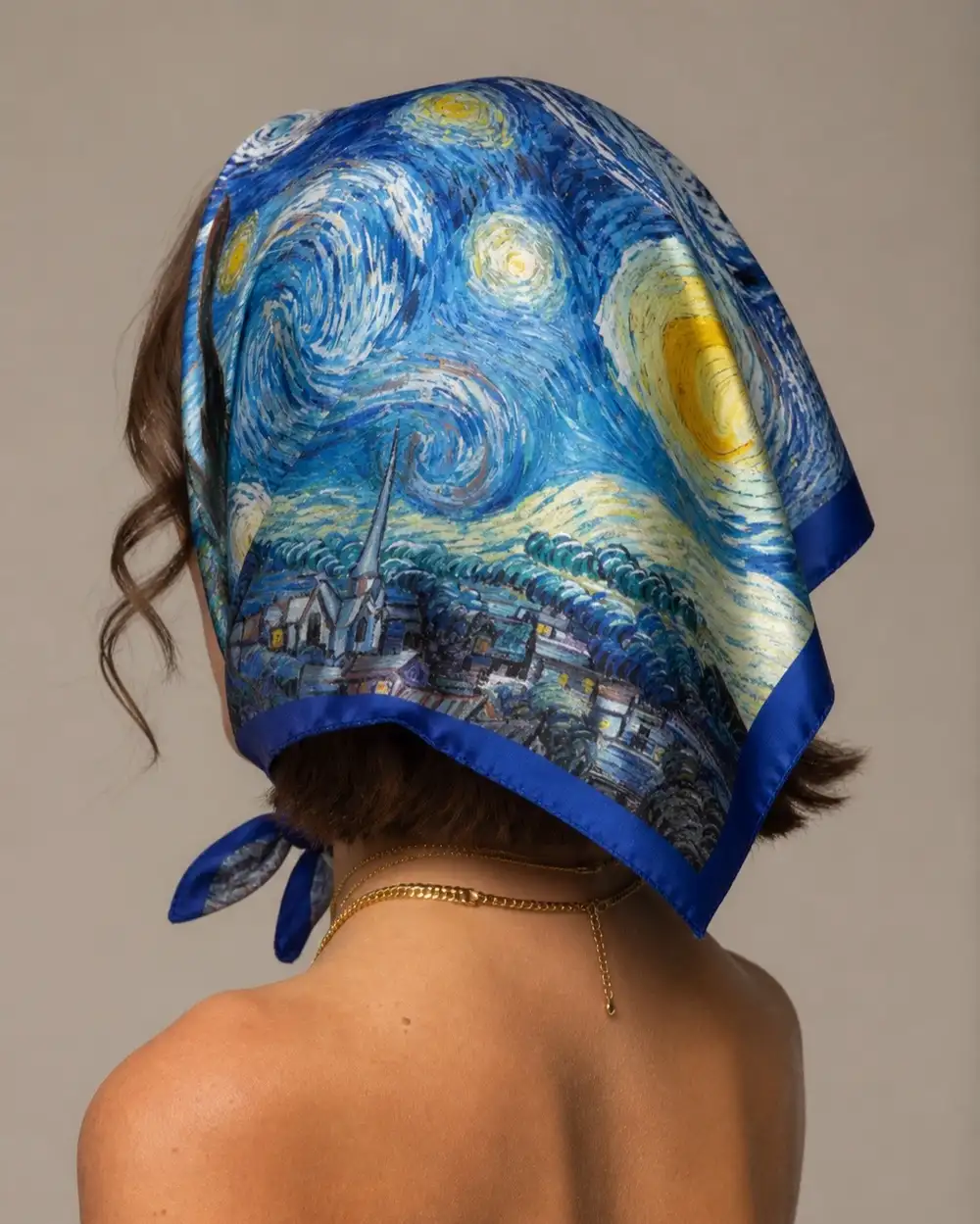 Van Gogh Saten Fular