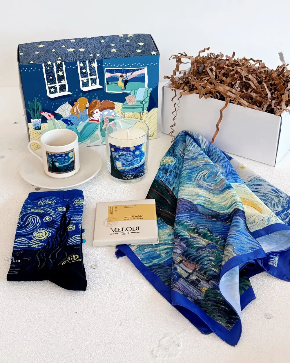 Van Gogh Tablo Gibi Hediye Kutusu