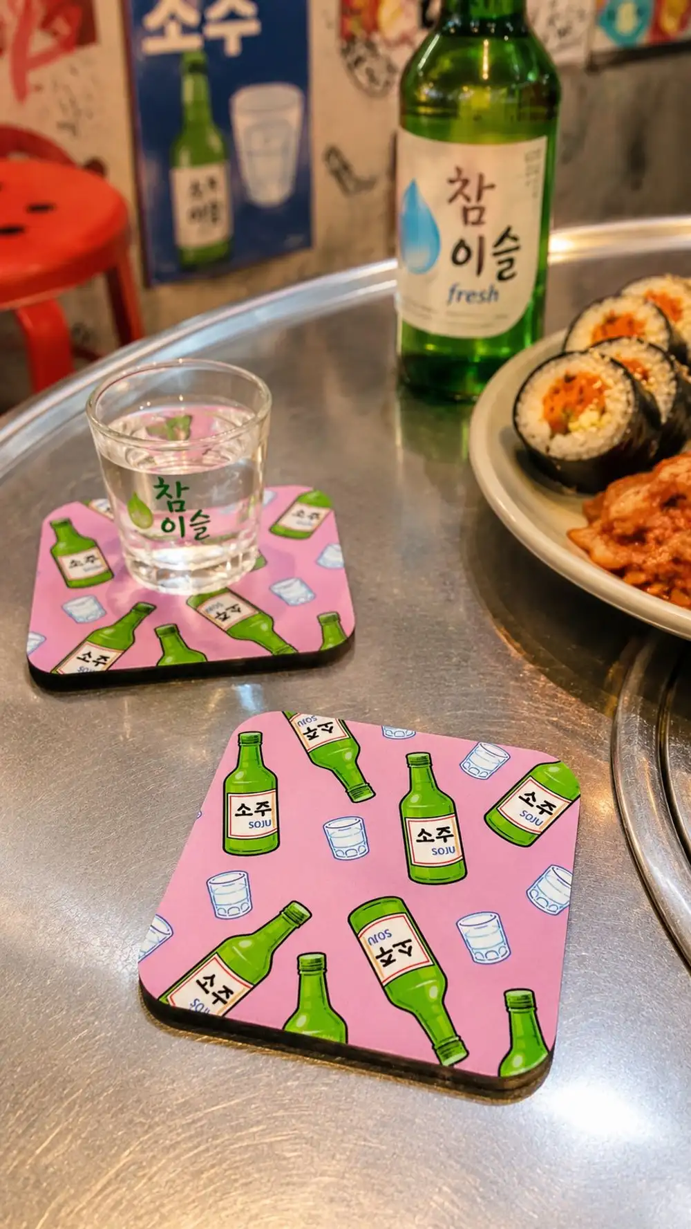 Seoul Mood Soju Bardak Altlığı