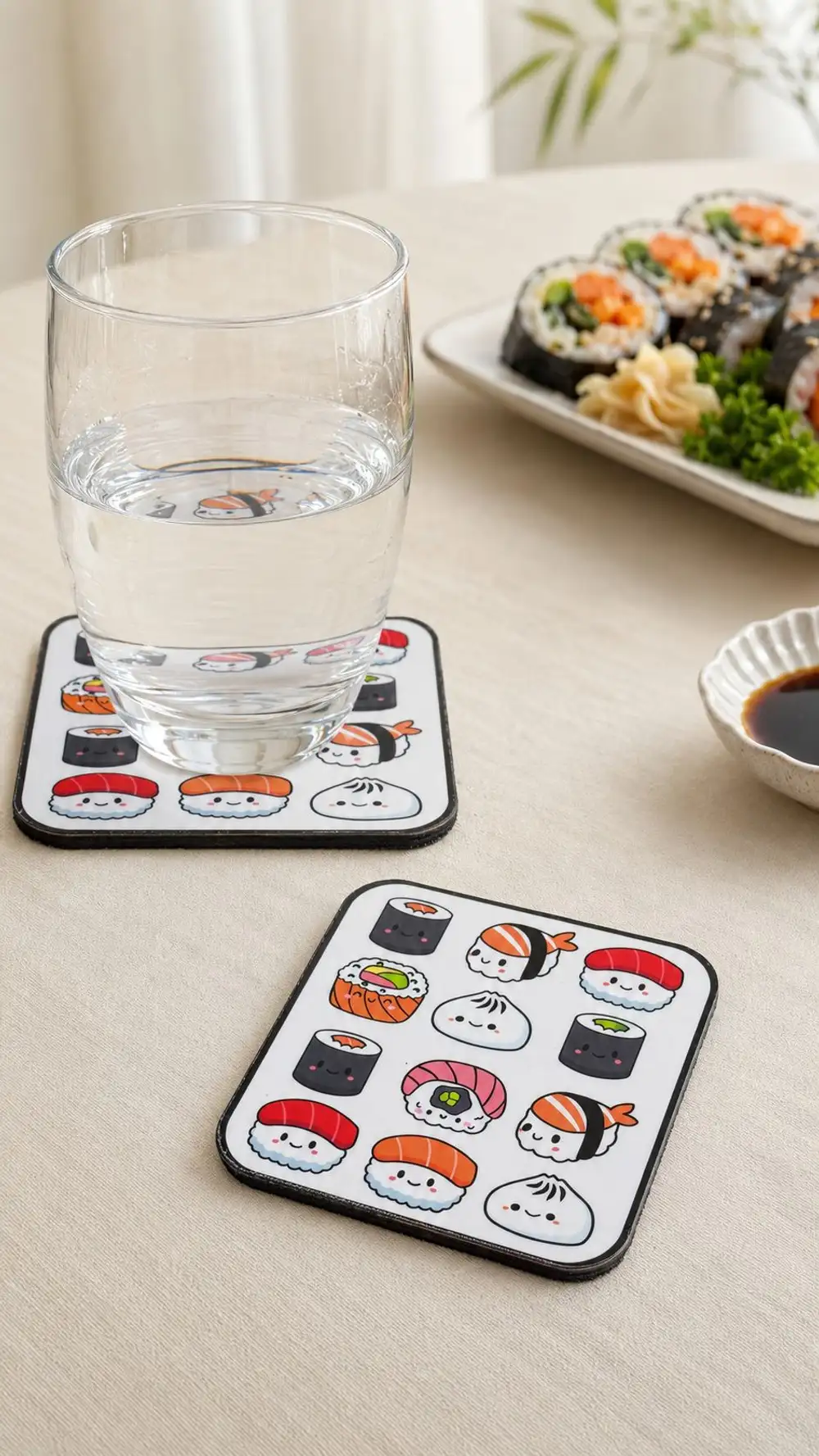 Seoul Mood Sushi Bardak Altlığı