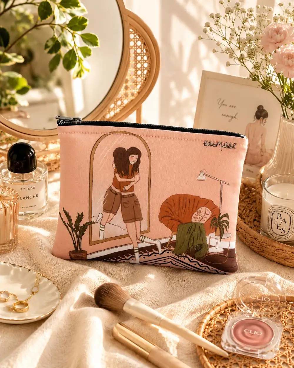 Yeni Bir Ben Kız Çizimli Clutch Kalemlik