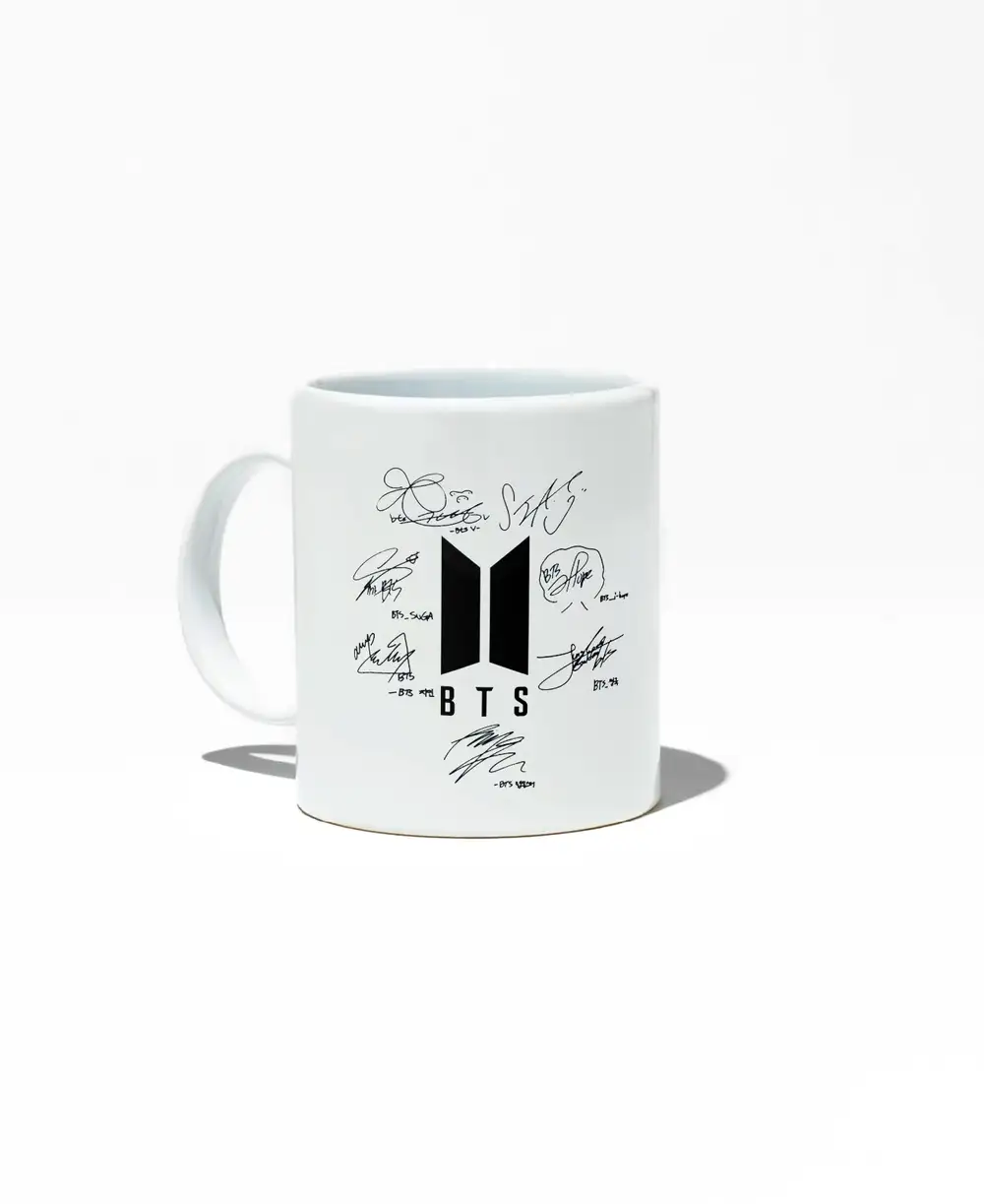 Bts Grubu İmzalı Kupa Bardak