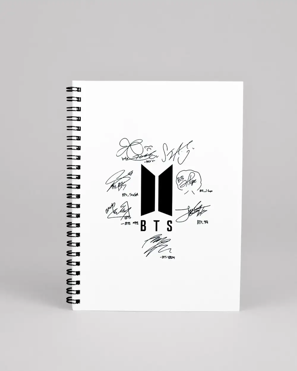 Bts Grubu İmzalı Spiralli Defter