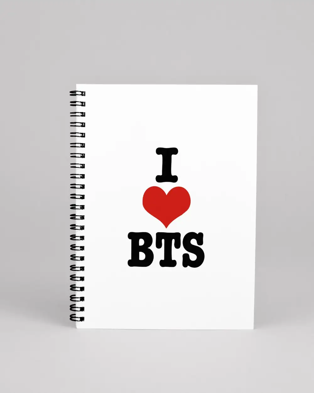 I Love Bts Spiralli Defter