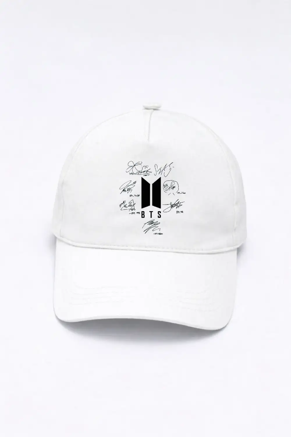 Bts Grubu İmzalı Beyaz Şapka