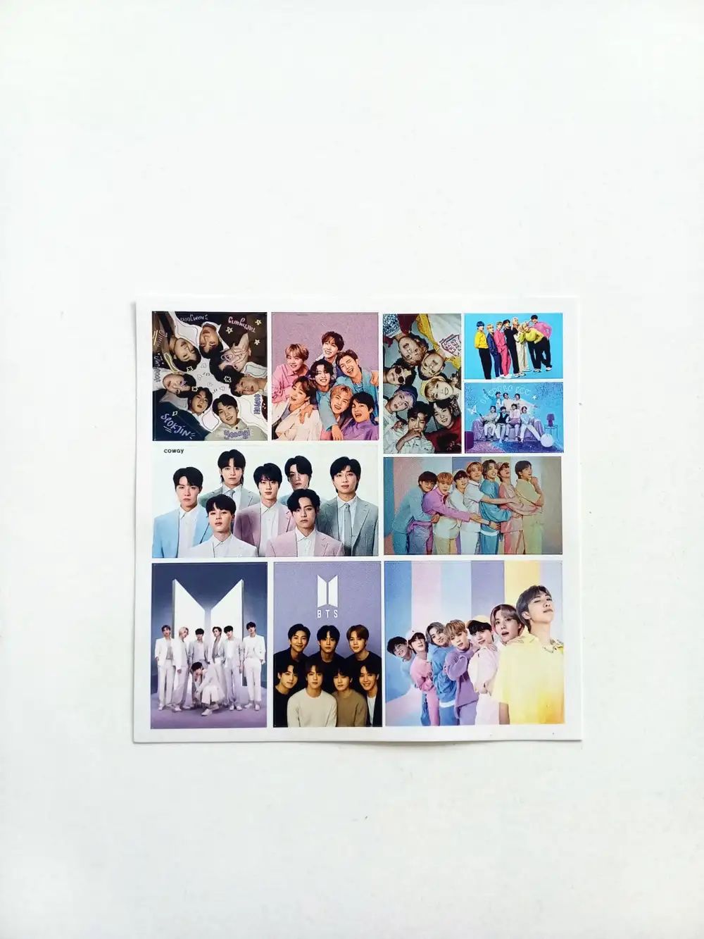 Bts Temalı Pastel Renkler Sticker Pack Etiket Seti