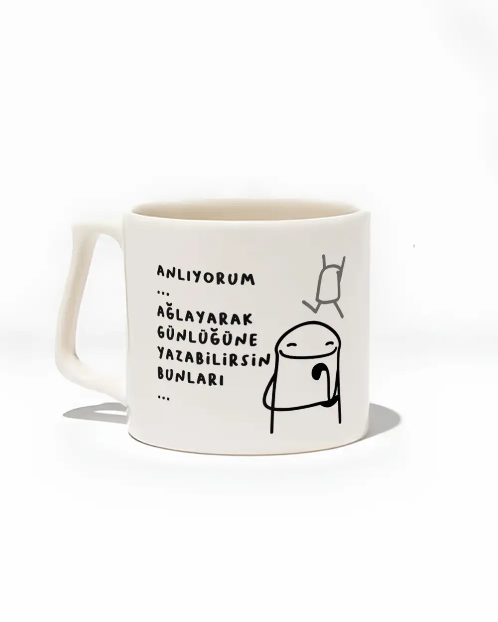 Ağlayarak Günlüğüne Yazabilirsin Kupa Bardak