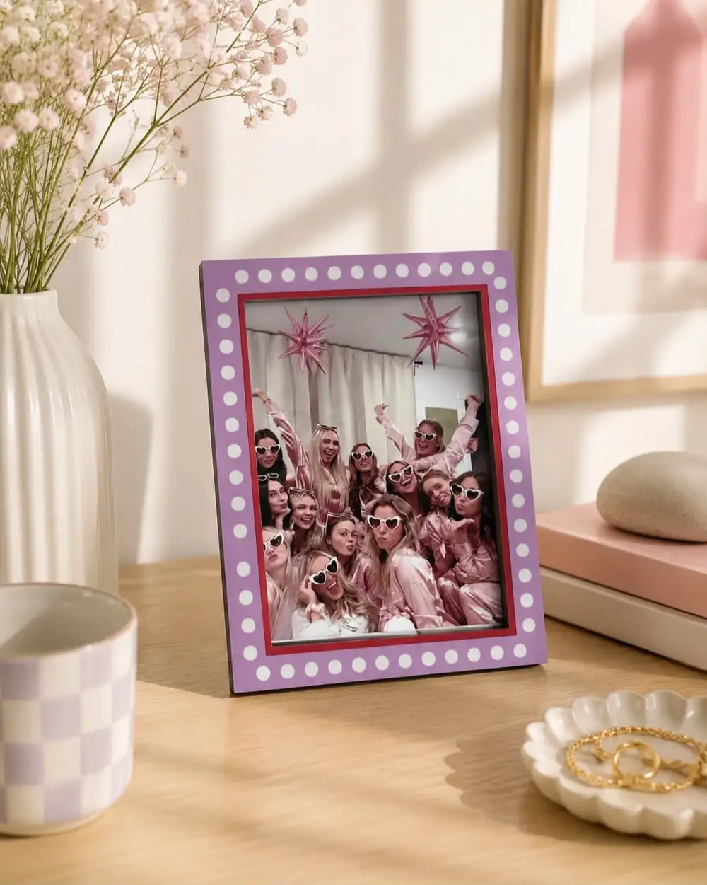 Celebrate Renkli Dekoratif Çerçeve Ve Kişiye Özel Fotoğraf Baskısı
