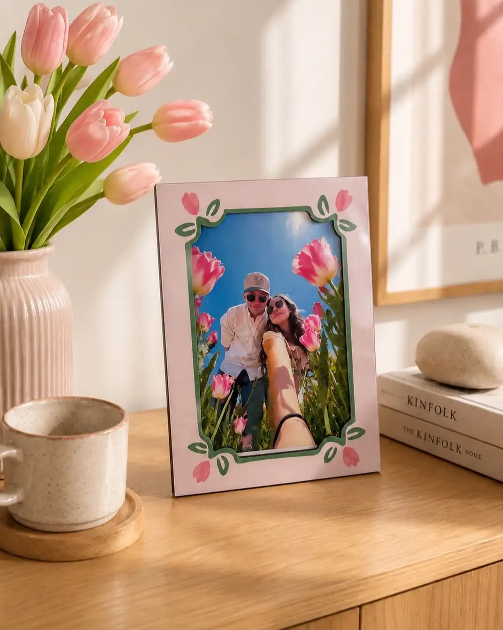Rüya Renkli Dekoratif Çerçeve Ve Kişiye Özel Fotoğraf Baskısı