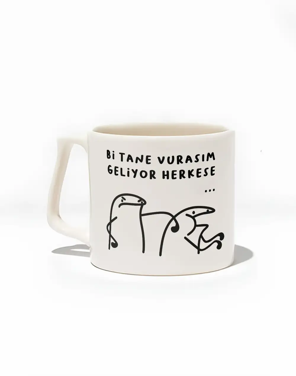 Bi Tane Vurasım Geliyor Herkese Kupa Bardak