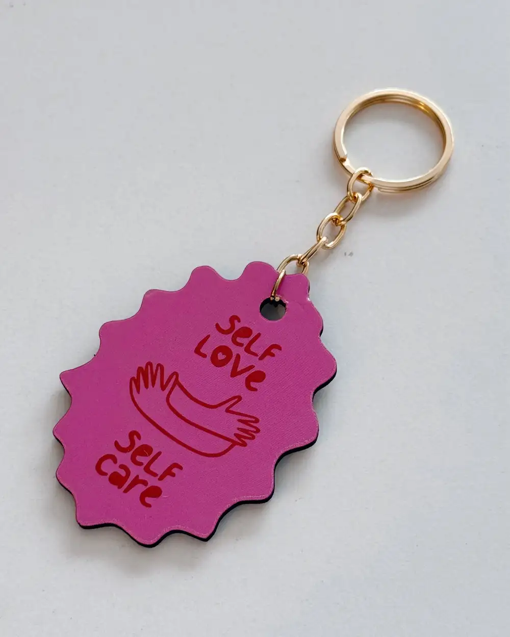 Self Love Pembe Hediyelik Anahtarlık