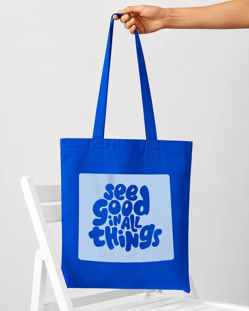 See Good In All Things Mavi Bez Çanta