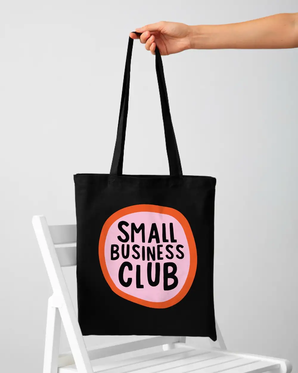 Small Business Club Siyah Bez Çanta