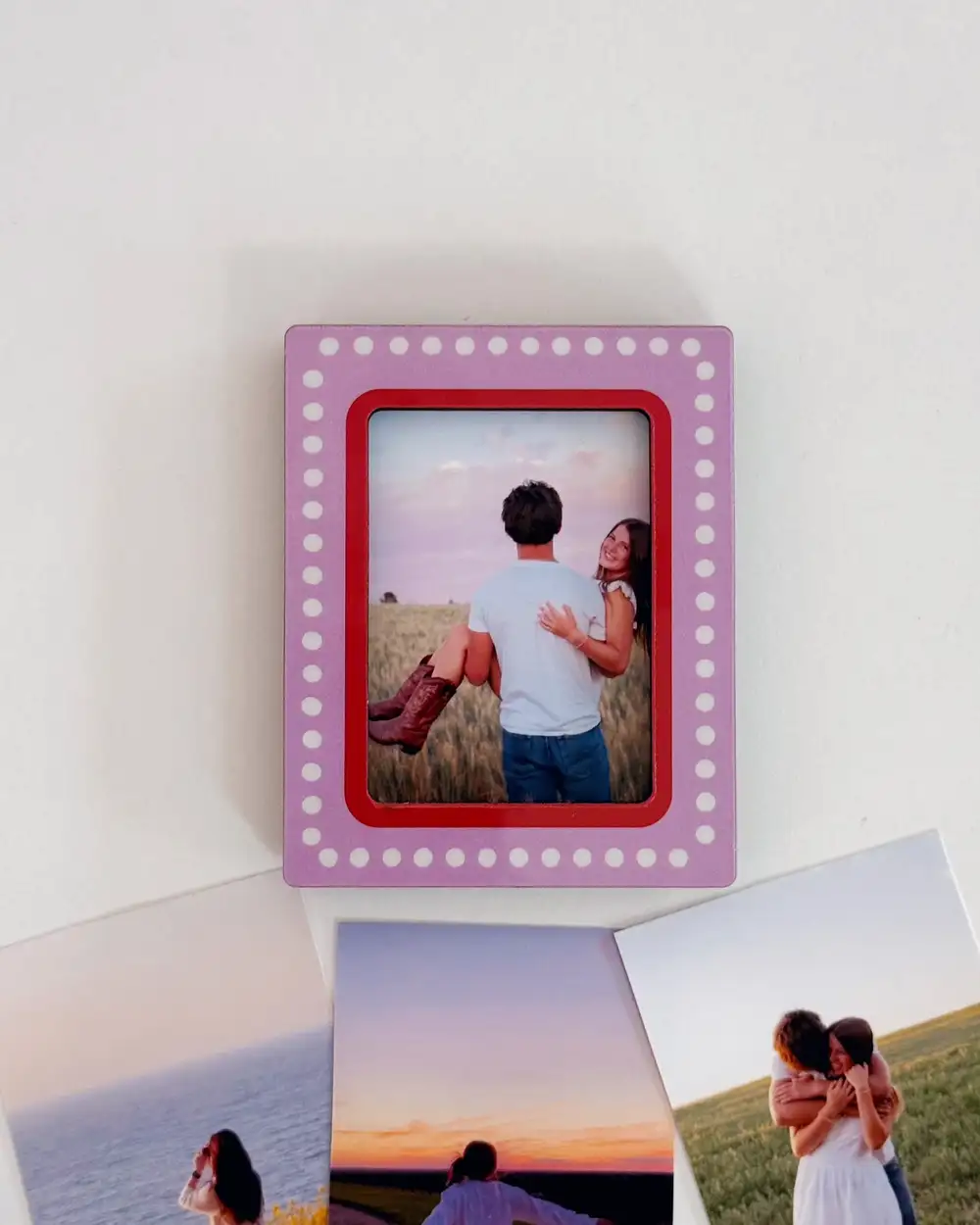 Celebrate Magnet Çerçeve Ve Kişiye Özel 4'lü Mini Fotoğraf Baskısı 6x9 cm