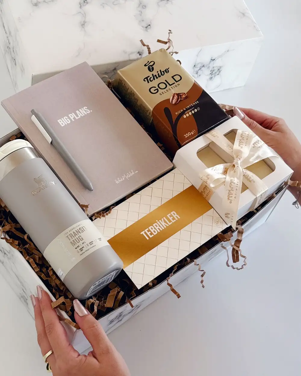 Premium Gold Tebrikler Hediye Kutusu