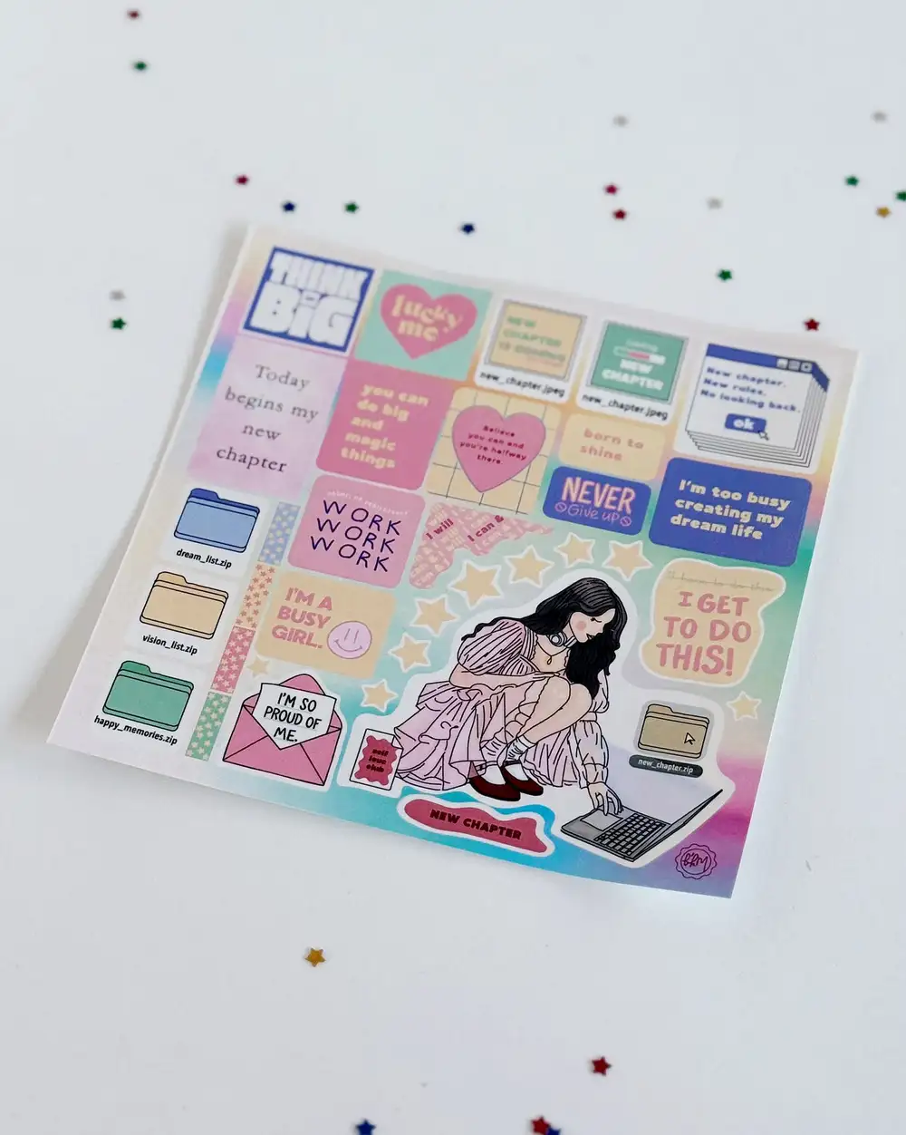 New Chapter Sticker Pack Etiket Seti